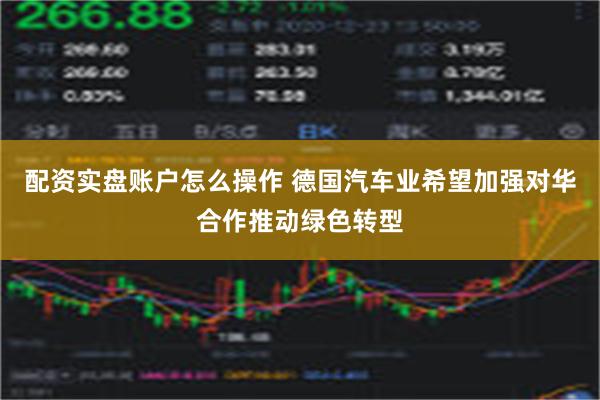 配资实盘账户怎么操作 德国汽车业希望加强对华合作推动绿色转型