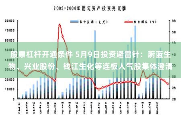 股票杠杆开通条件 5月9日投资避雷针：蔚蓝生物、兴业股份、钱江生化等连板人气股集体澄清